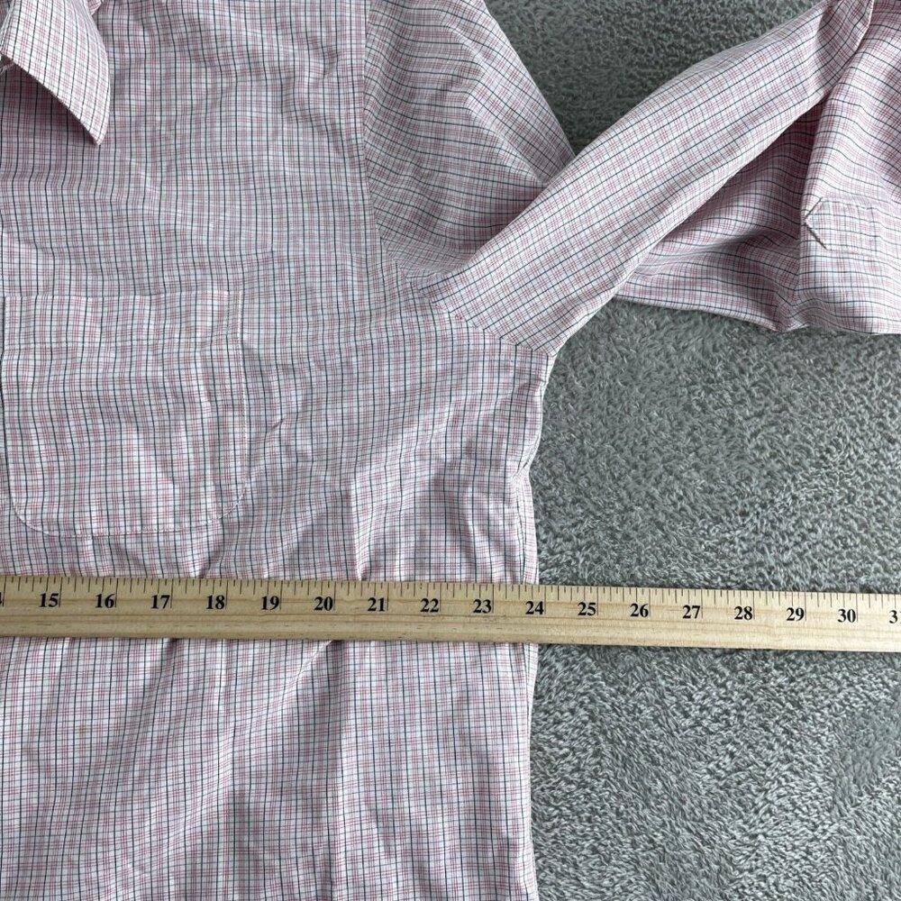 Brooks Brothers Mens Non-Iron 17-2/3 100% Cotton Long-Sleeve Button-Up 1859 - Picture 5 of 8